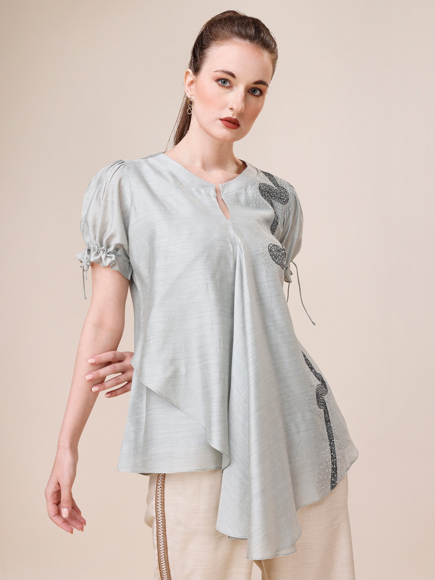 Layered Asymetrical Blouse