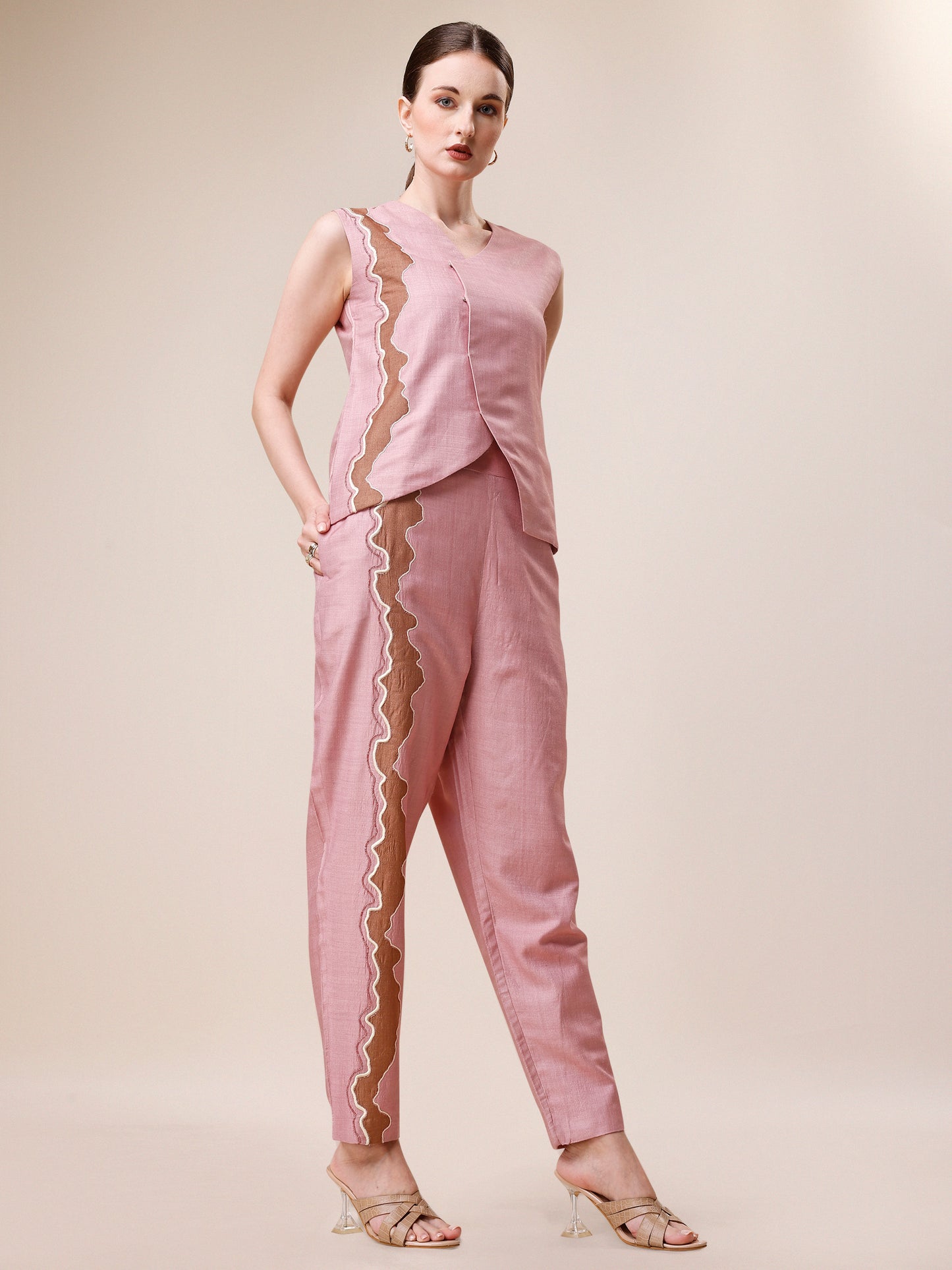 Patchwork trousers