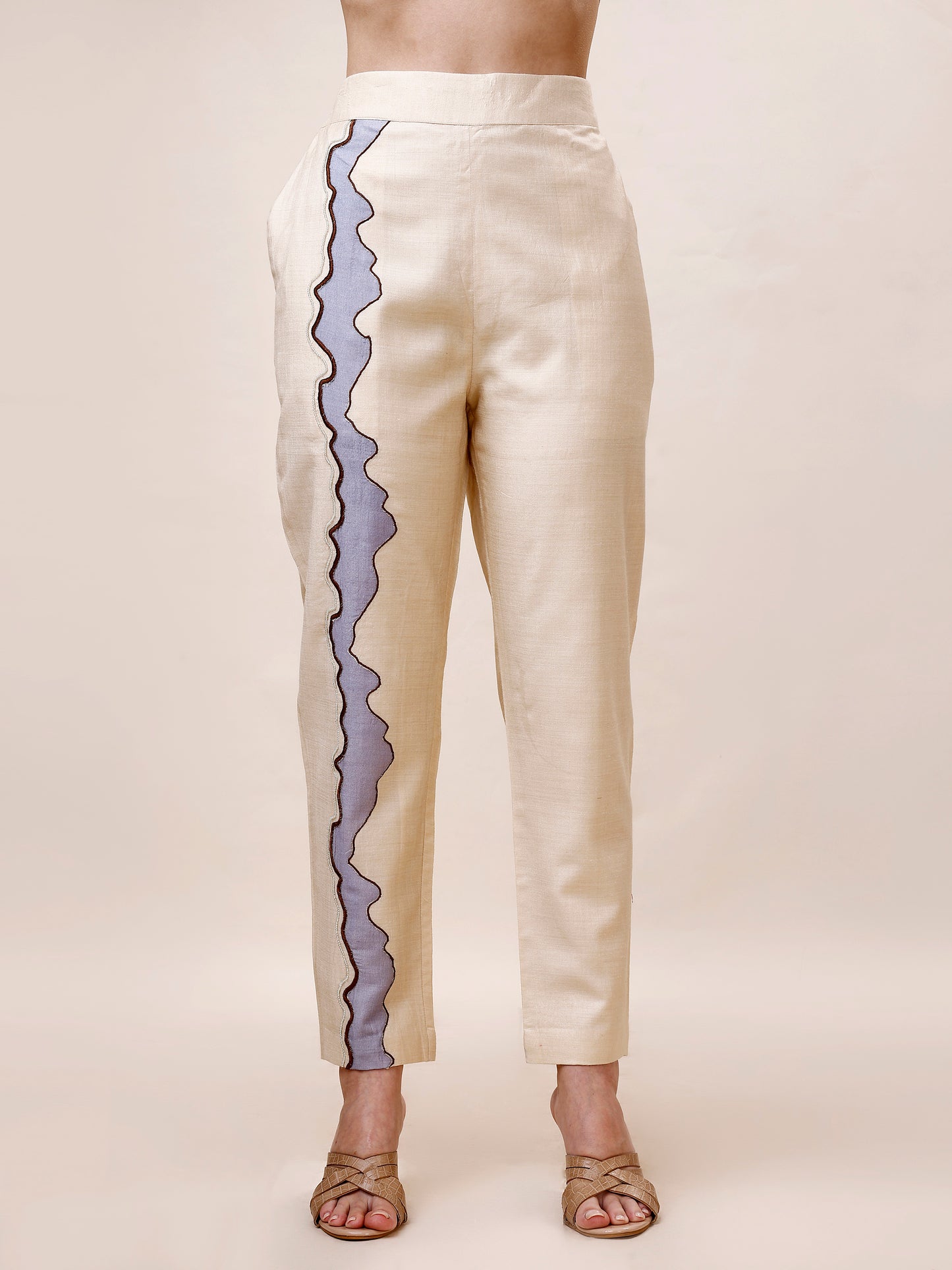 Patchwork trousers