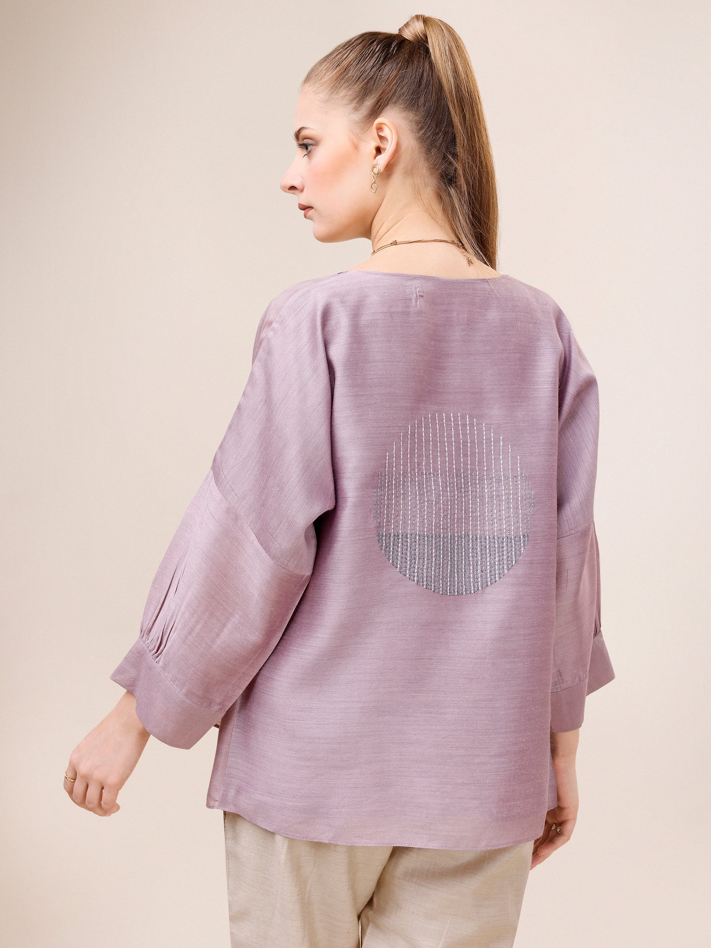 Back embroidered Shrug