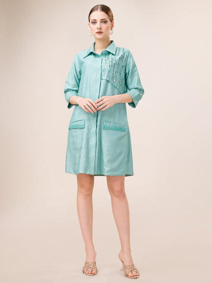 Oversized Shirt Dress