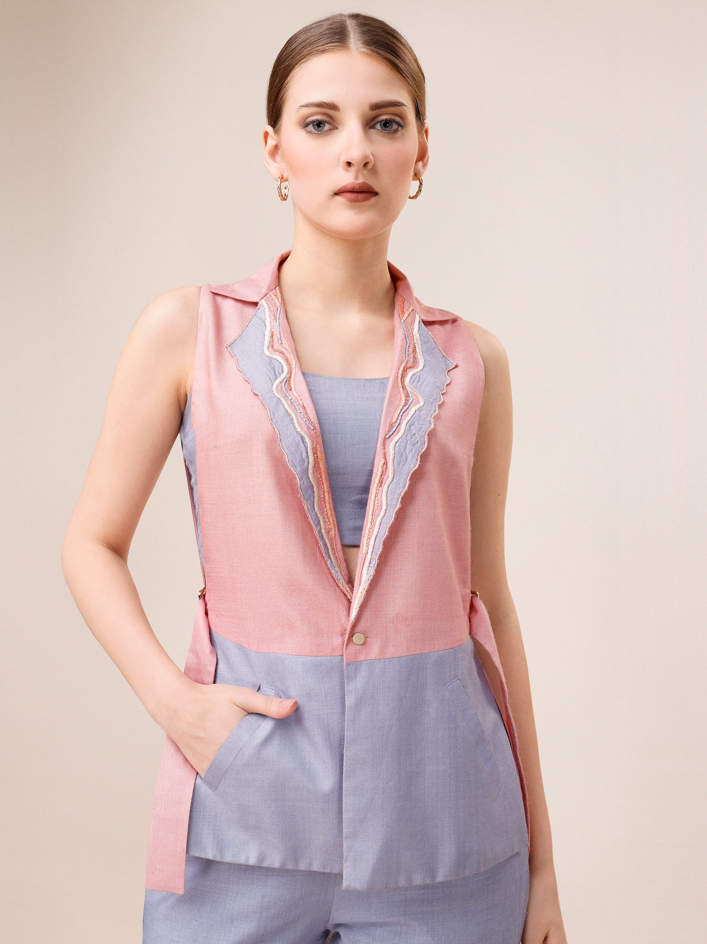 Buckled Dual-Opening Vest