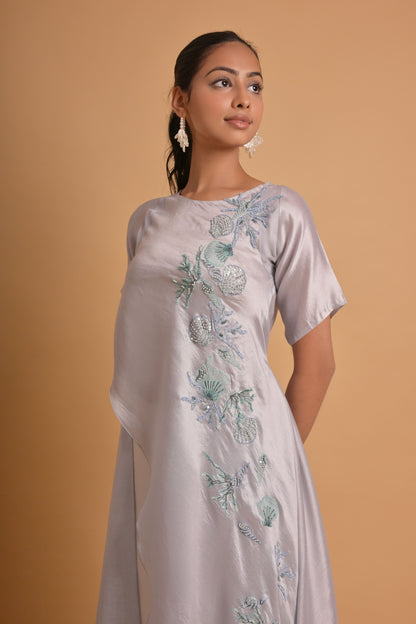 Seashell Serenade Kurta